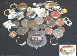 Gold Wedding Band, Paste and Junk
